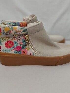 Keds x Rifle Paper Co. Cooper Suede Floral Booties US Women's Size 10